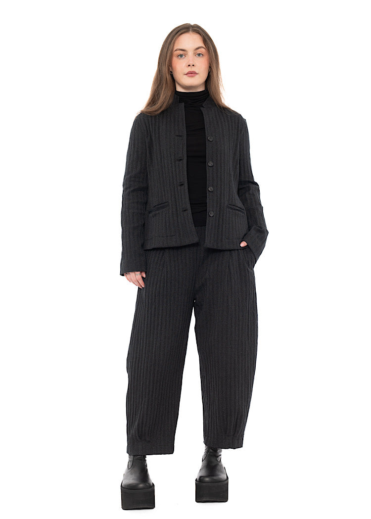 RIBBED BIANCO B TROUSER