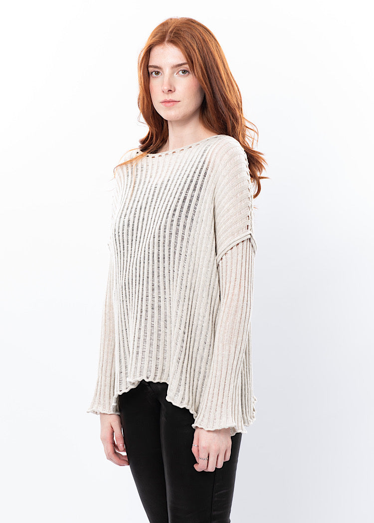 SORT AARHUS KNITTED PULLOVER