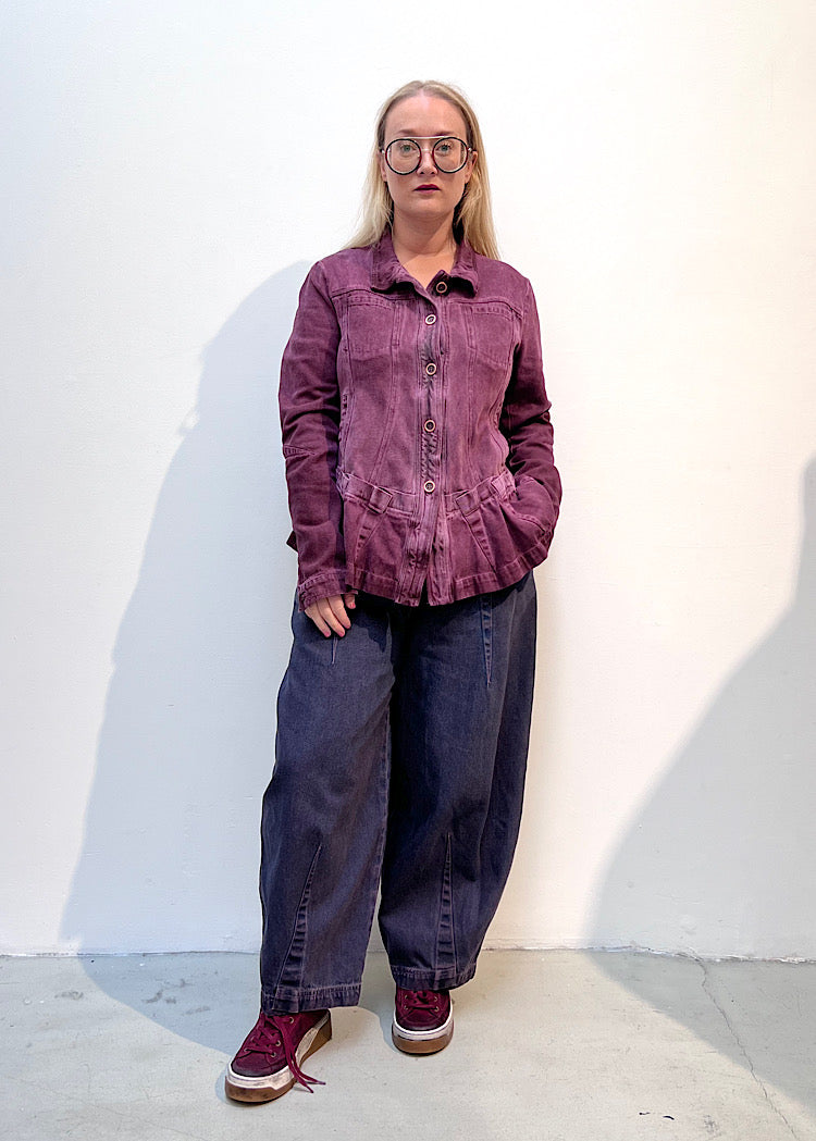 DENIM BALLOON TROUSER *FOREST CLOUD* (Shown in CRY CLOUD)