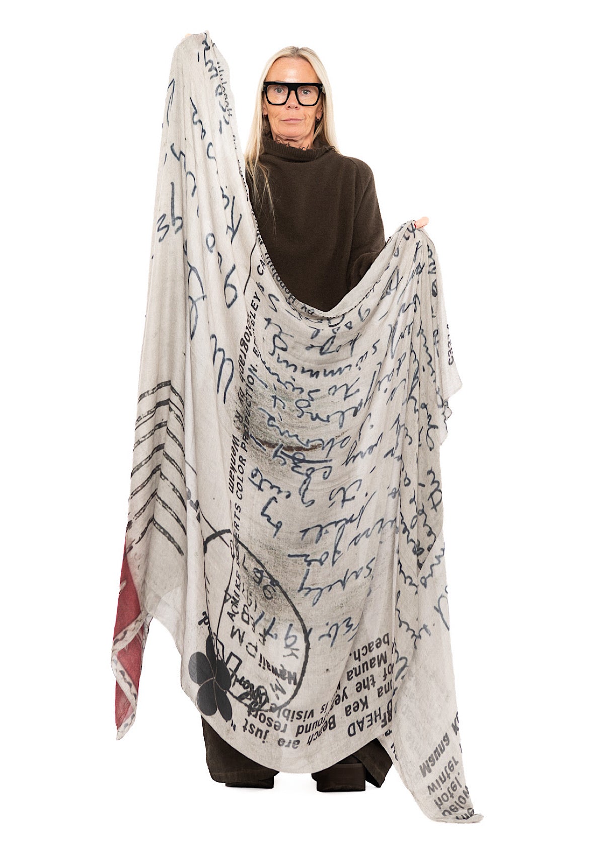 RUNDHOLZ DIP SCARF (BACKSIDE PRINT)
