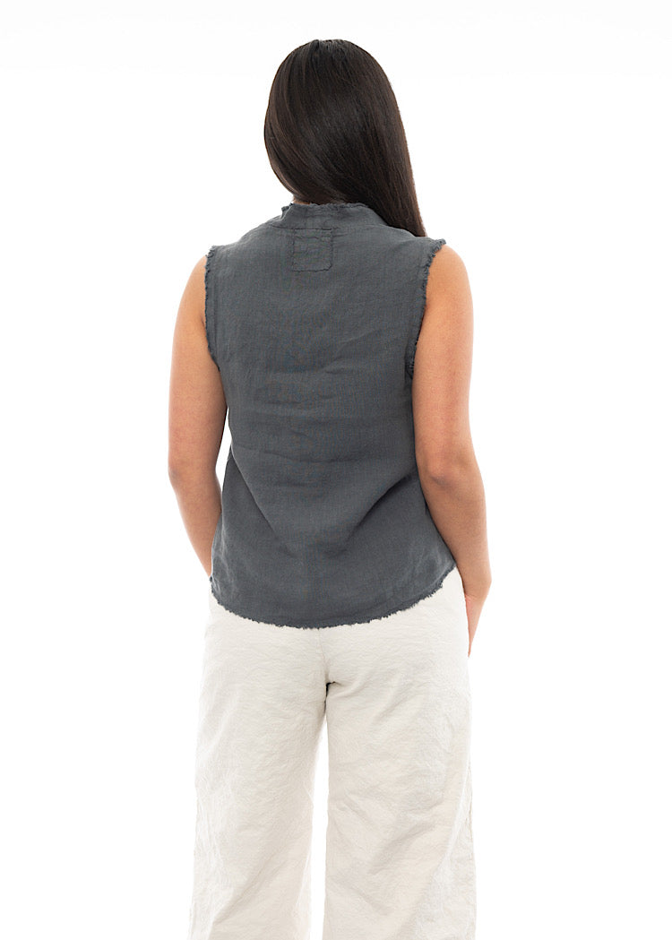 AEQUAMENTE LINEN WAISTCOAT