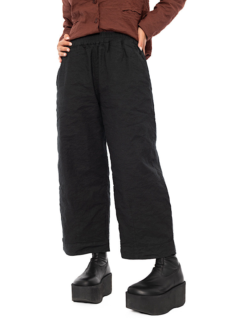 SIGNATURE CRINKLE STRAIGHT LEG TROUSER