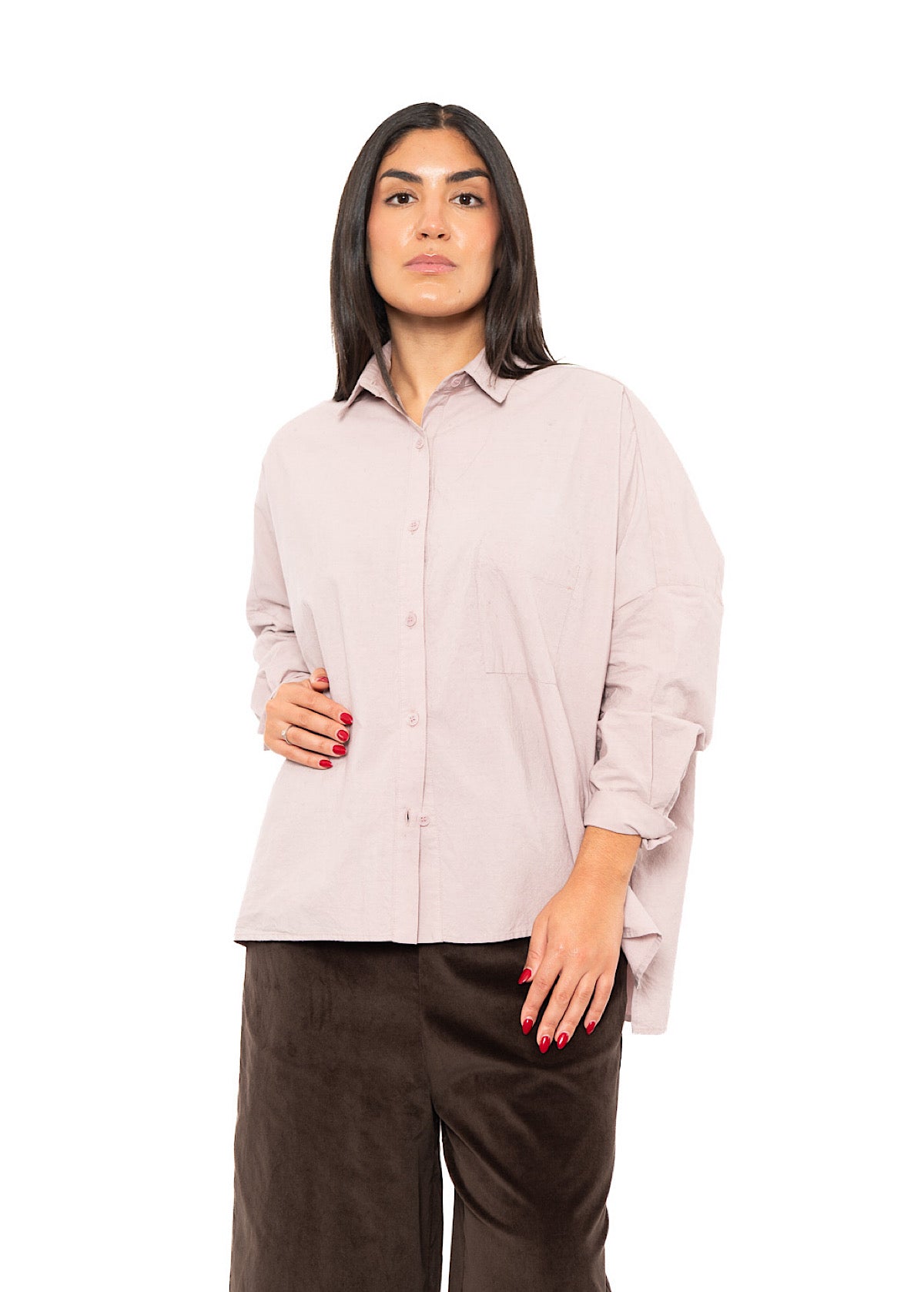 OVERSIZED CRISP COTTON CINDY SHIRT