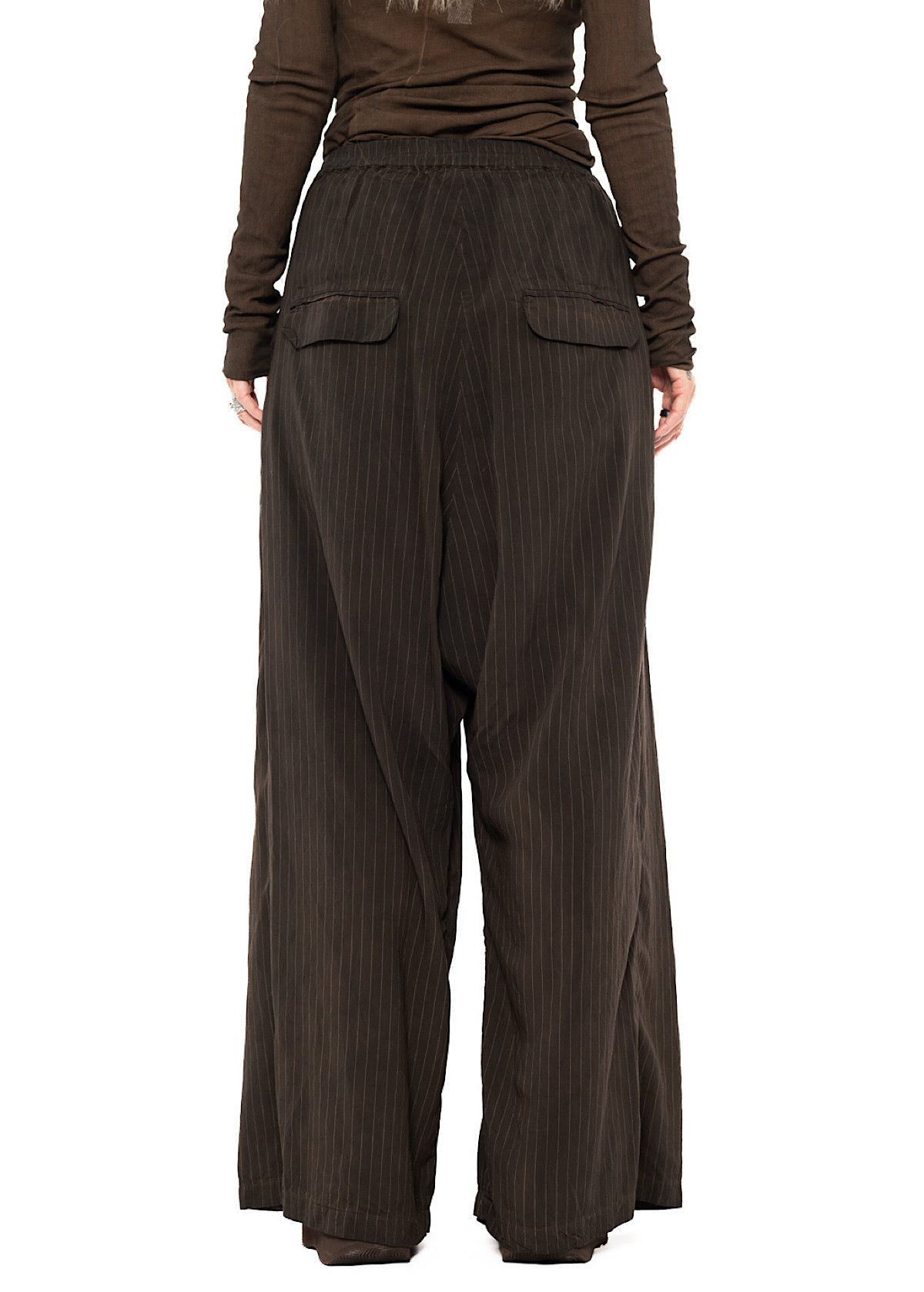 FLUID PINSTRIPE PALAZZO TROUSER
