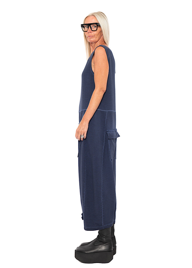 REVERSIBLE DROP-CROTCH OVERALL