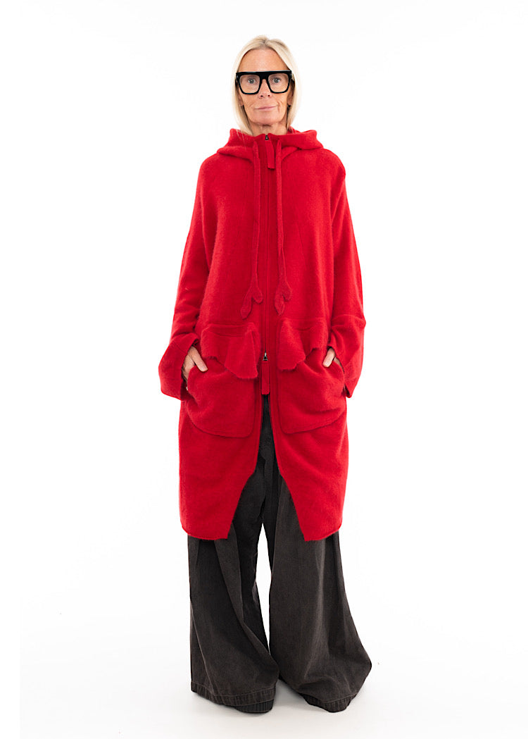 RUNDHOLZ x HOUSE OF VALERIE KNITTED COAT