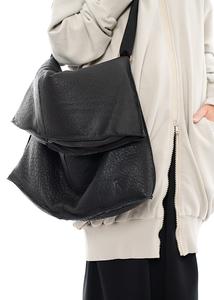 SORT AARHUS LEATHER BAG