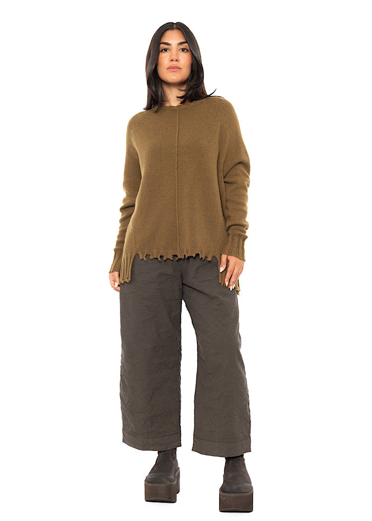 RELAXED CASHMERE-MIX KIARA PULLOVER