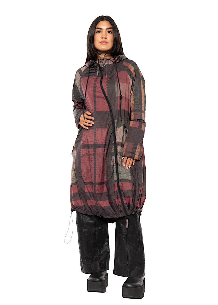 HERITAGE CHECK TECHNICAL RAIN COAT