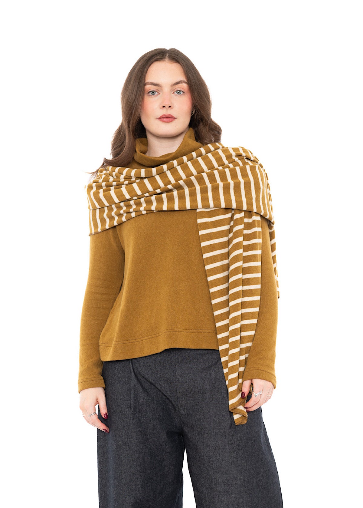 SIGNATURE STRIPED SEGOVIA SCARF