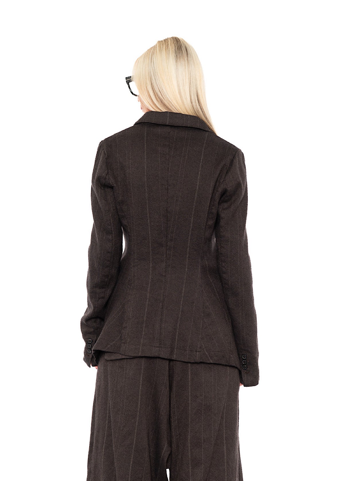 TAILORED PINSTRIPE WOOL JACKET