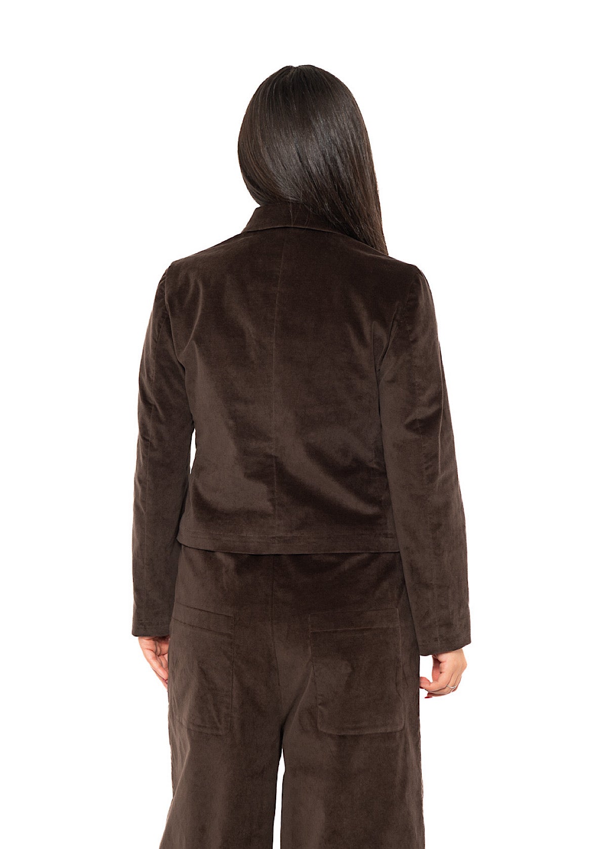 CROPPED VELVET GINNY JACKET