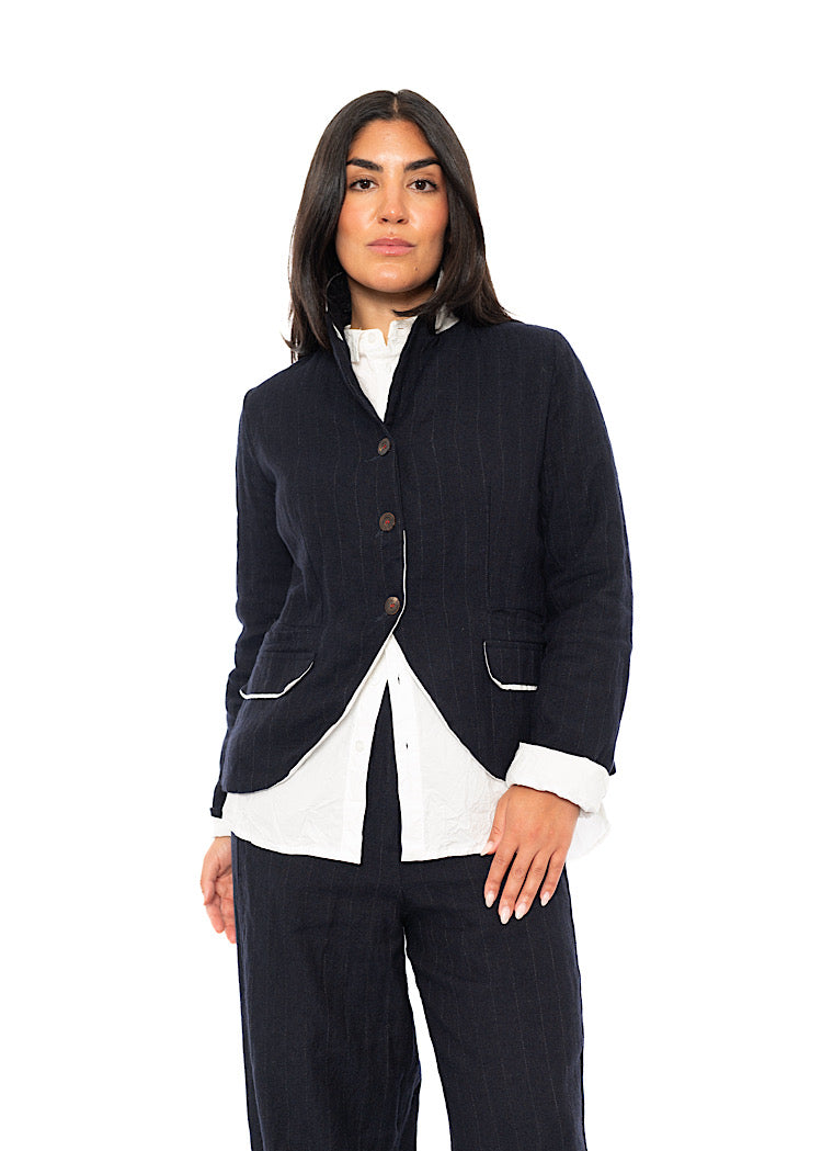PINSTRIPE VIOLA JACKET
