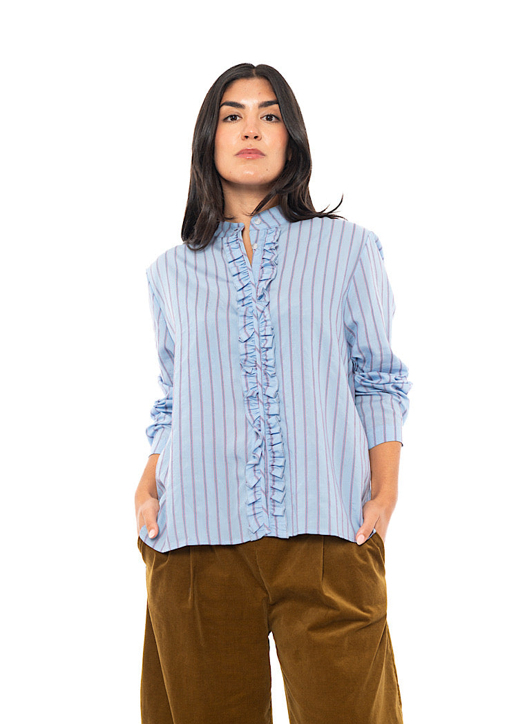 PINSTRIPE AMELIA L SHIRT