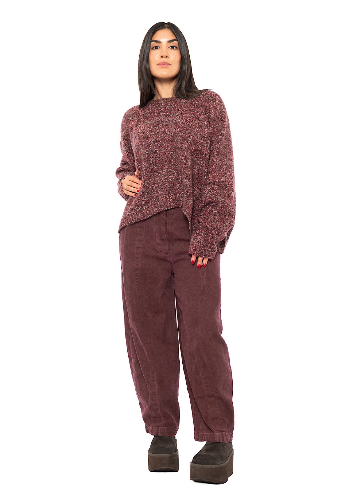 DENIM BALLOON TROUSER
