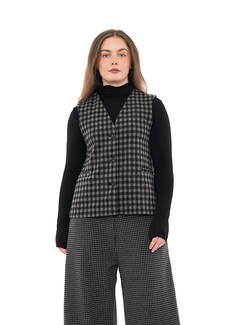 CHECKED GENNY WAISTCOAT