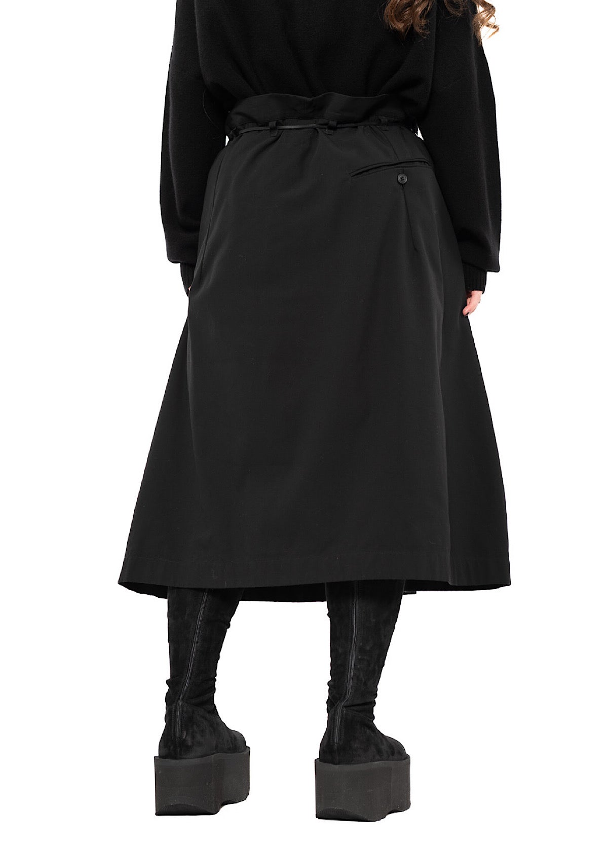 CROPPED COTTON SKIRT