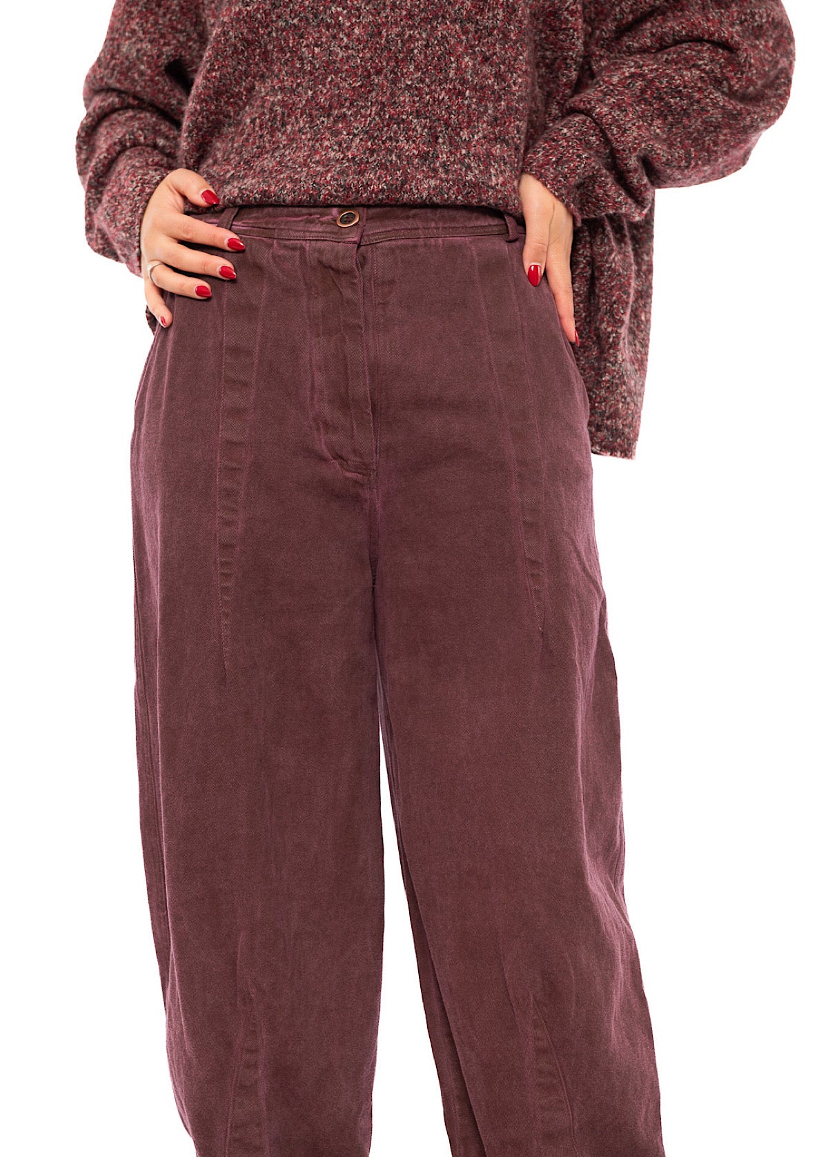 DENIM BALLOON TROUSER