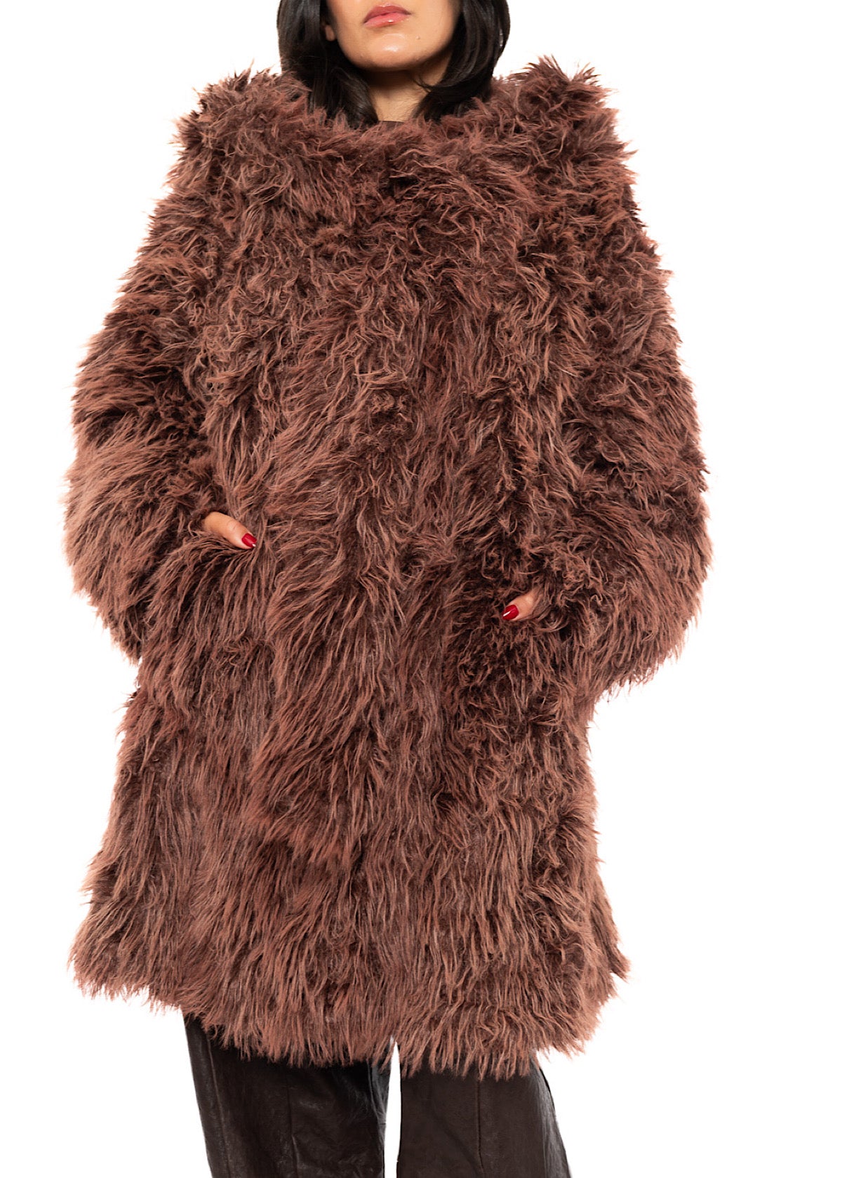 STATEMENT FAUX FUR COAT