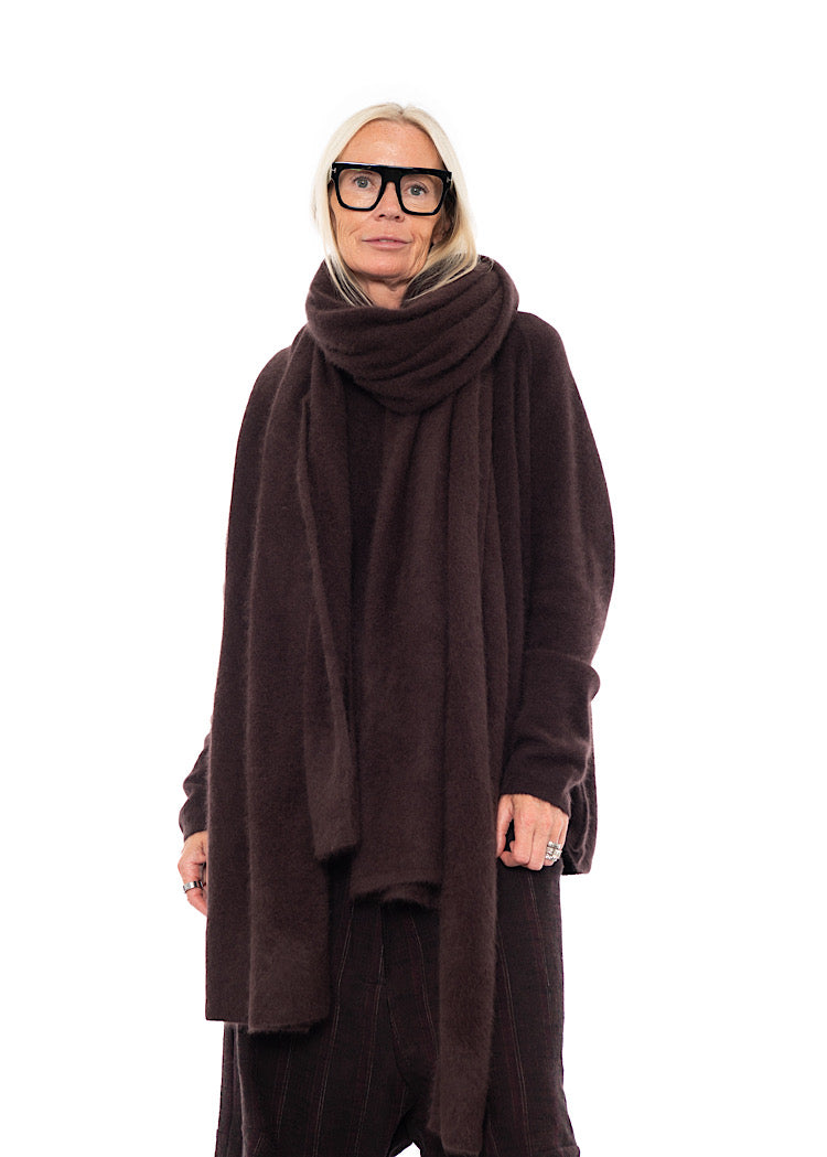 SIGNATURE RACCOON HAIR SCARF