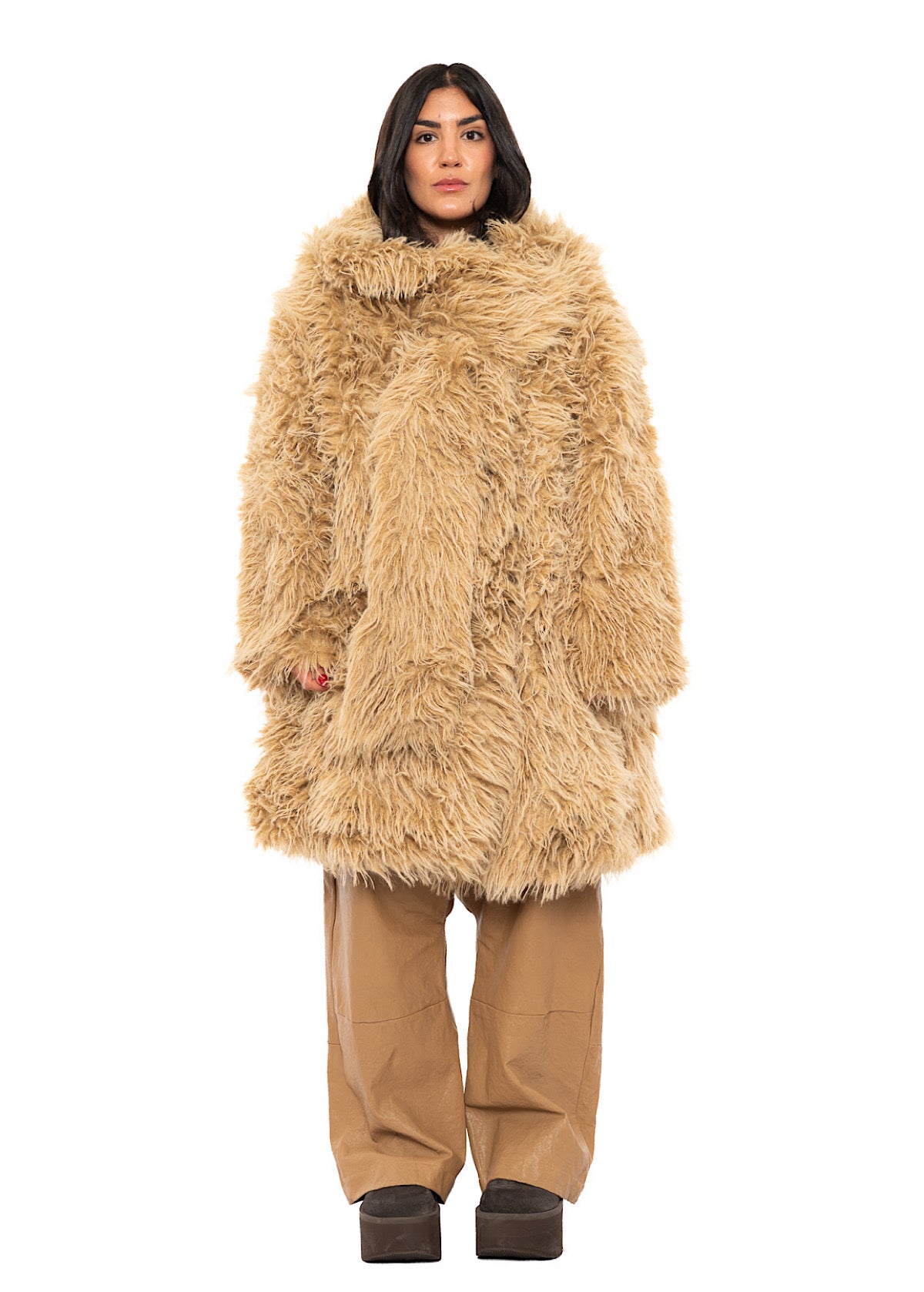 STATEMENT FAUX FUR COAT