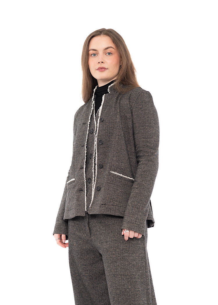 HERRINGBONE APRILE I JACKET