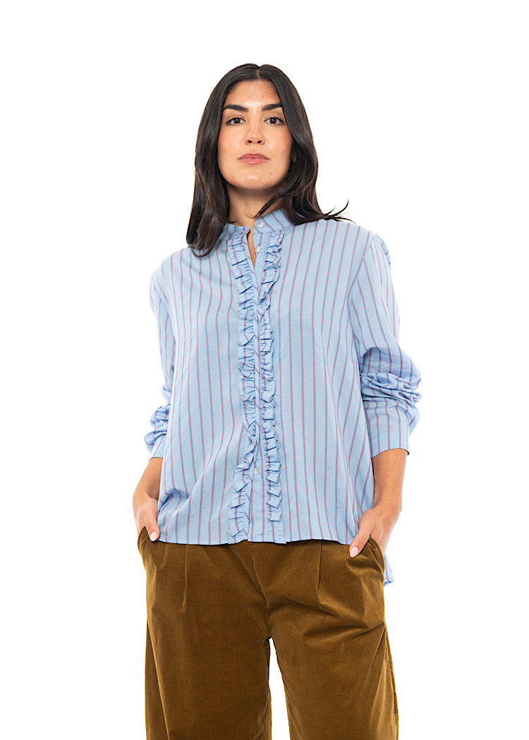 PINSTRIPE AMELIA L SHIRT