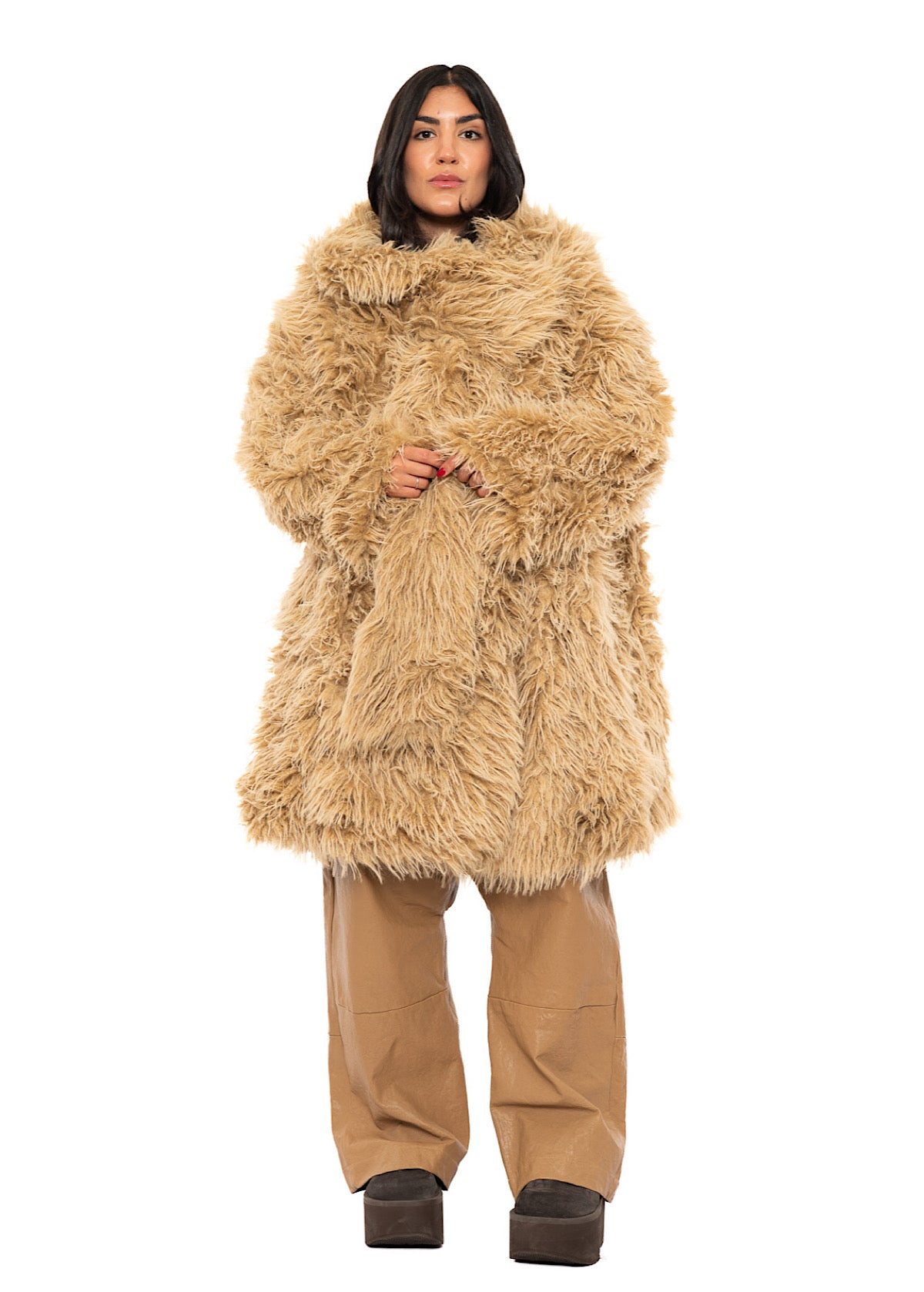 STATEMENT FAUX FUR COAT