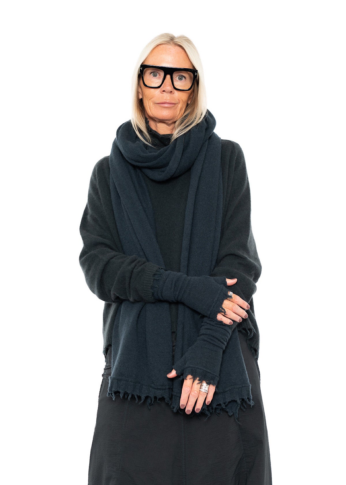 SIGNATURE CASHMERE FINGERLESS CUFF