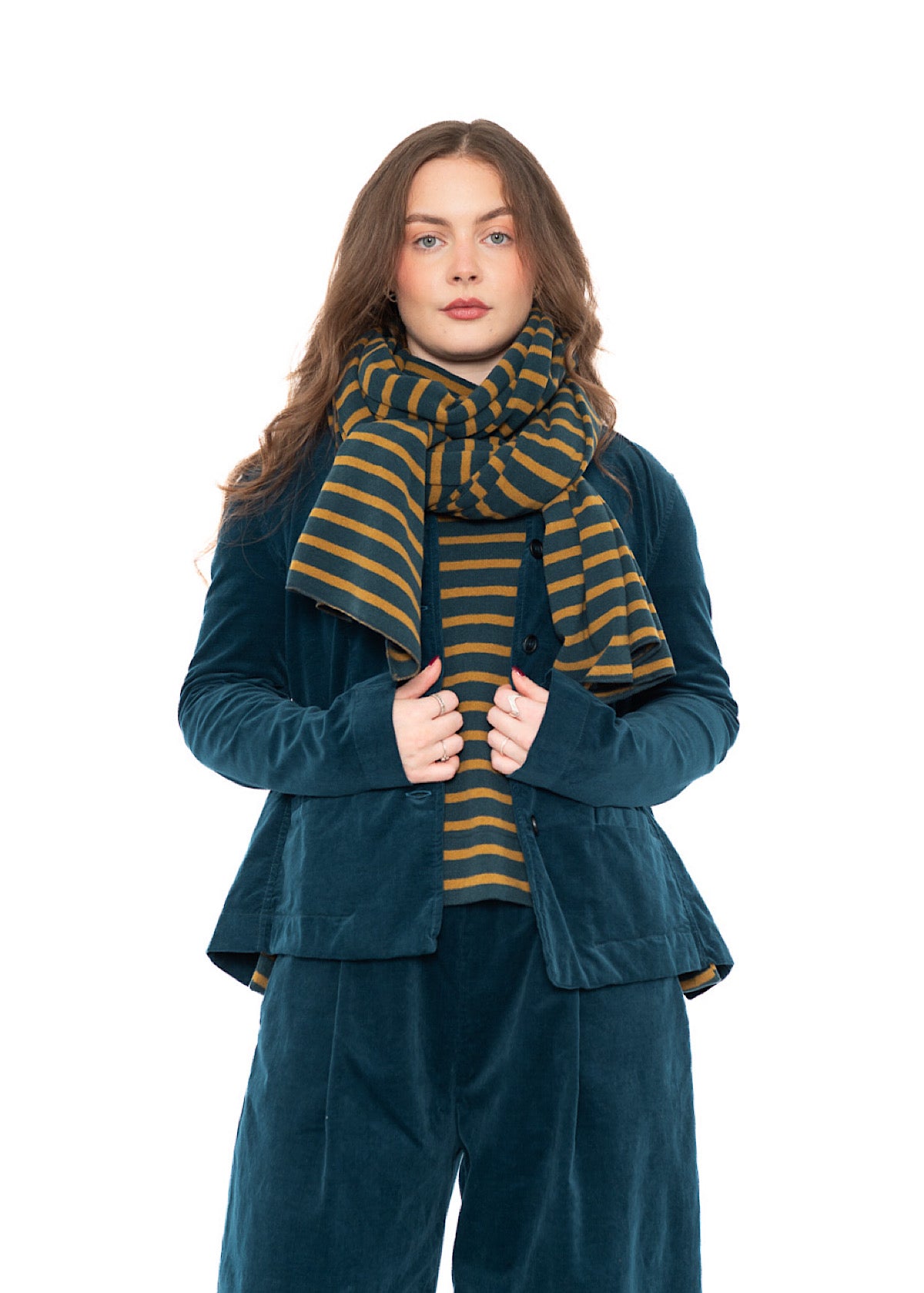 SIGNATURE STRIPED SEGOVIA SCARF