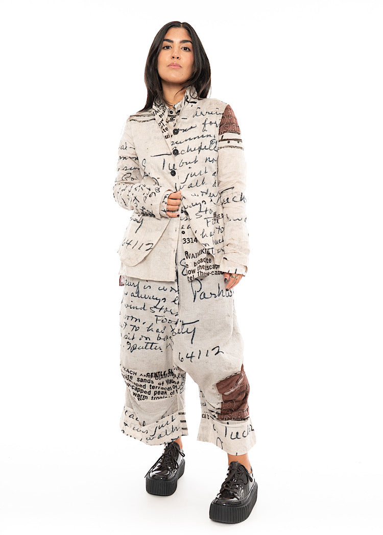 RUNDHOLZ DIP JACKET *BERMUDA 3 PRINT* (Shown in BACKSIDE PRINT)