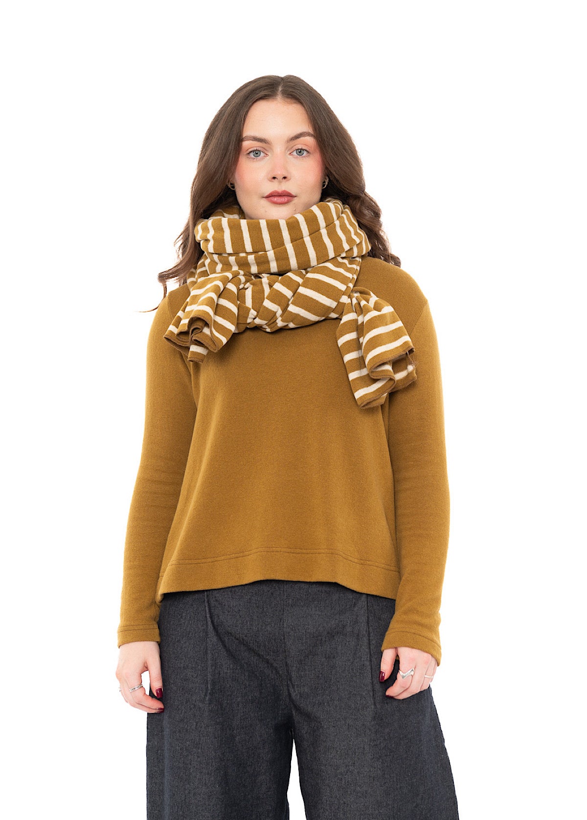 SIGNATURE STRIPED SEGOVIA SCARF