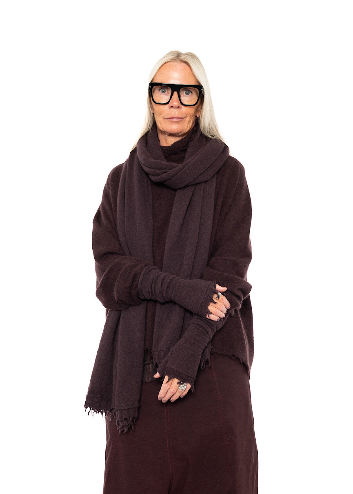 SIGNATURE CASHMERE FINGERLESS CUFF
