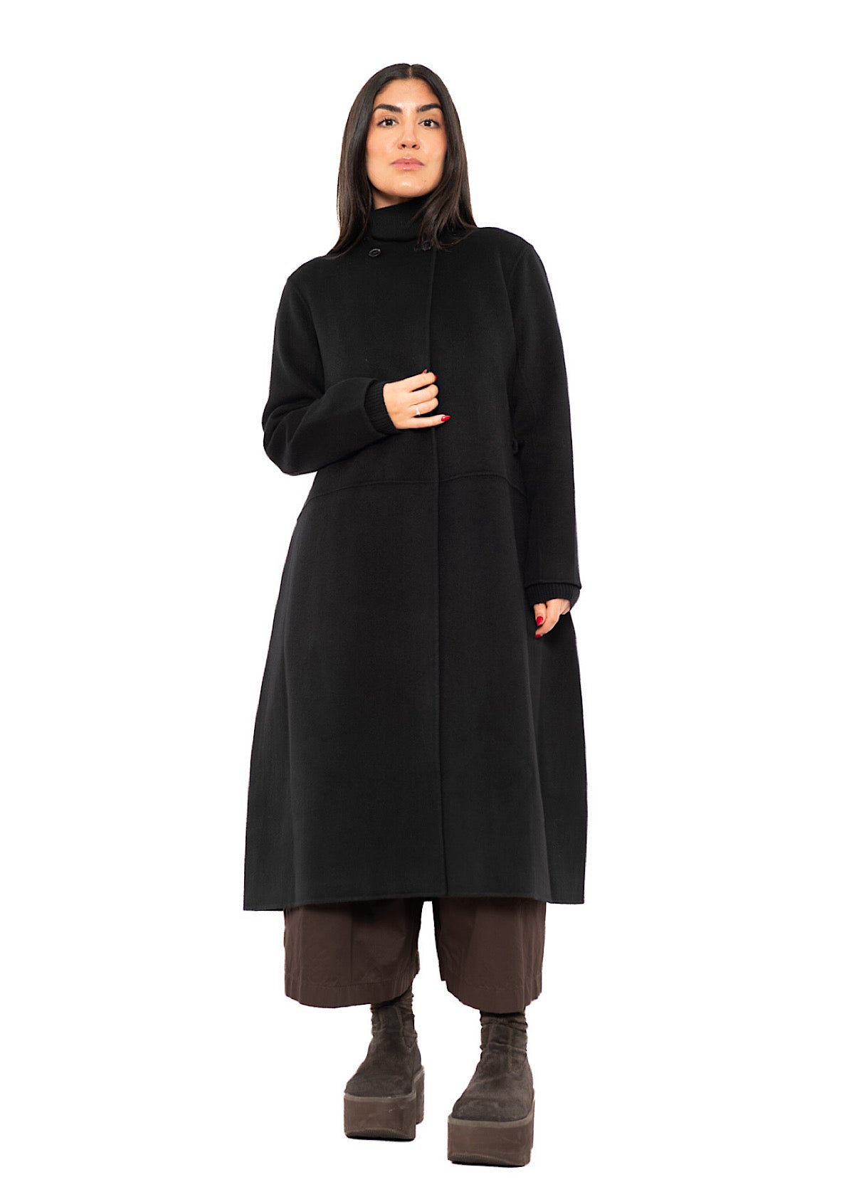BELTED CASHMERE COAT