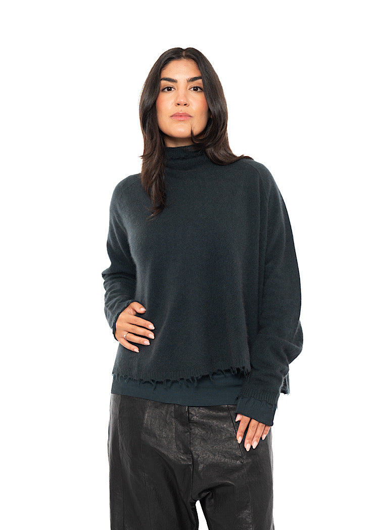 SIGNATURE MERINO RACCOON KNIT