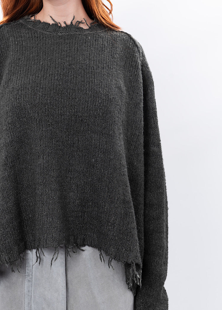 RUNDHOLZ DIP KNITTED PULLOVER