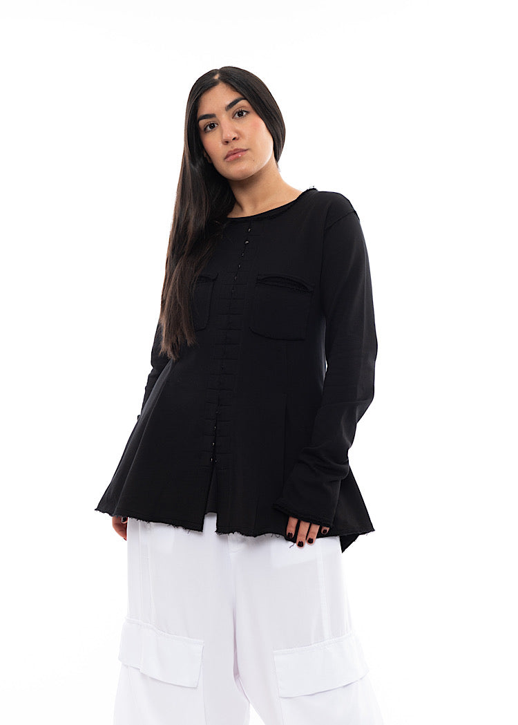 PLU HOOKS LONG CARDIGAN