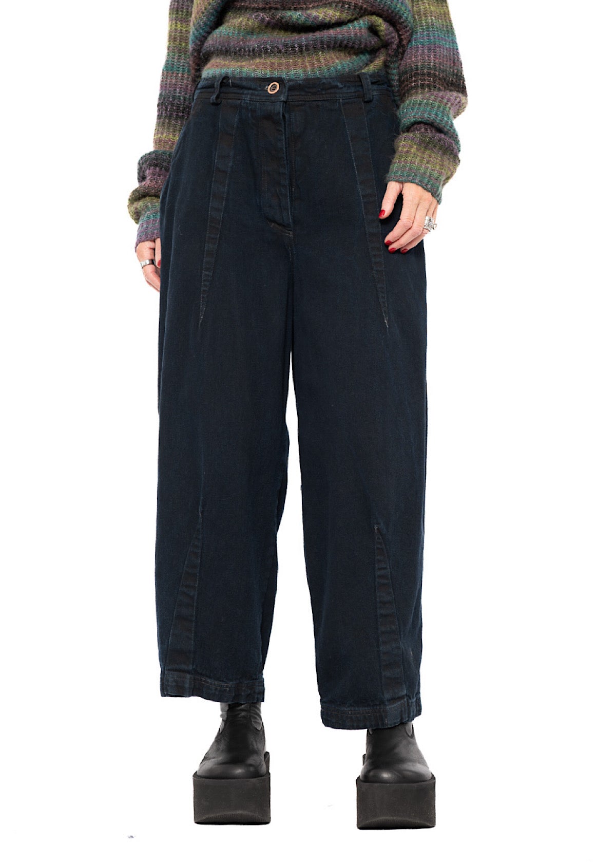 DENIM BALLOON TROUSER