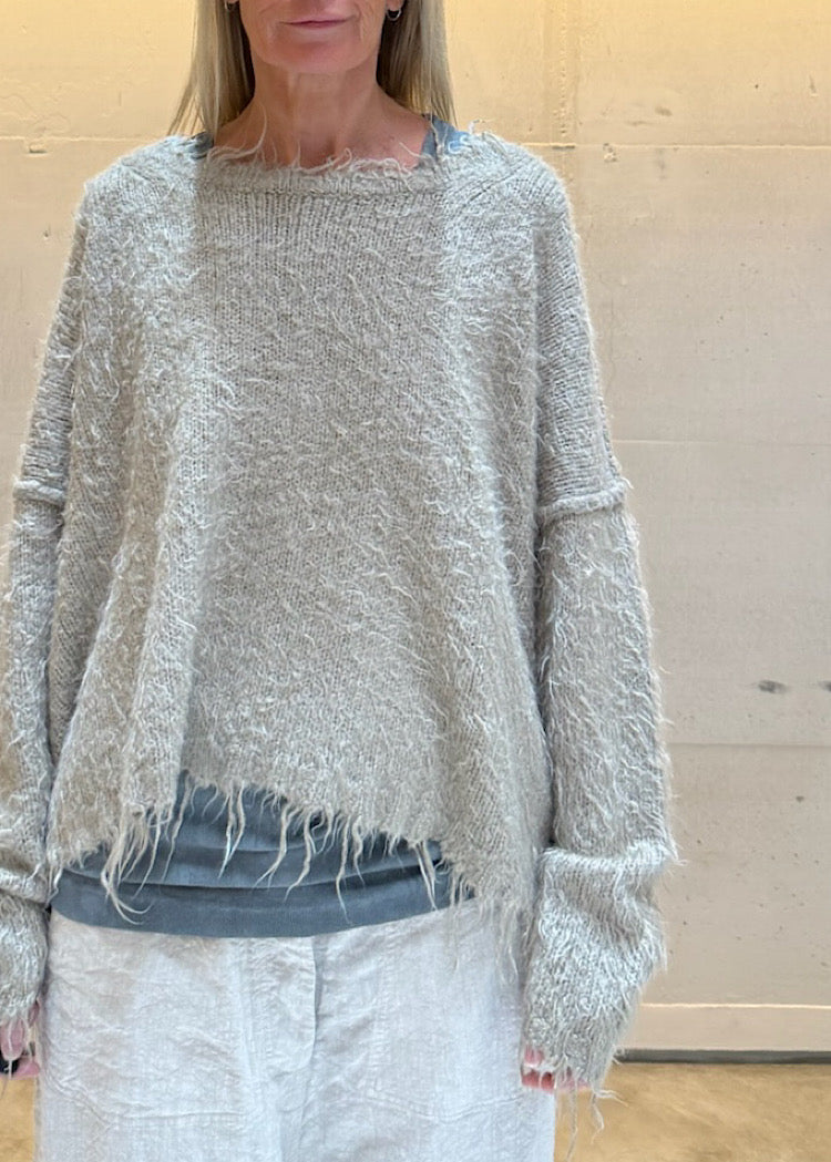 PRE-ORDER RUNDHOLZ DIP PULLOVER *SEAWEED* (Shown in LINEN)