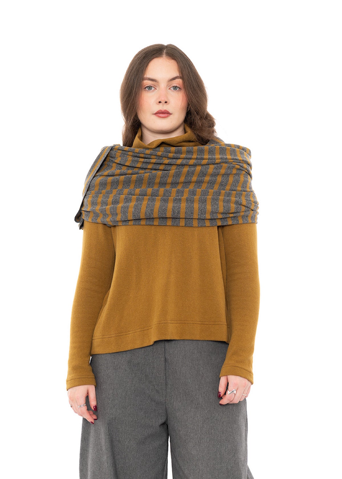 SIGNATURE STRIPED SEGOVIA SCARF