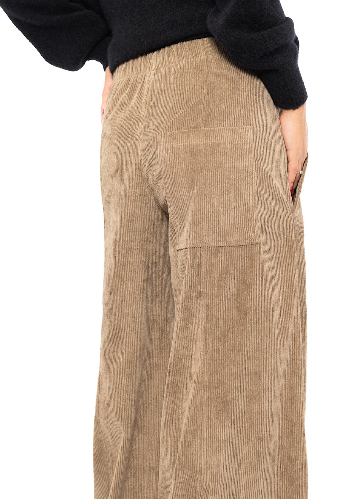 CORDUROY WIDE-LEG BALLOON TROUSER