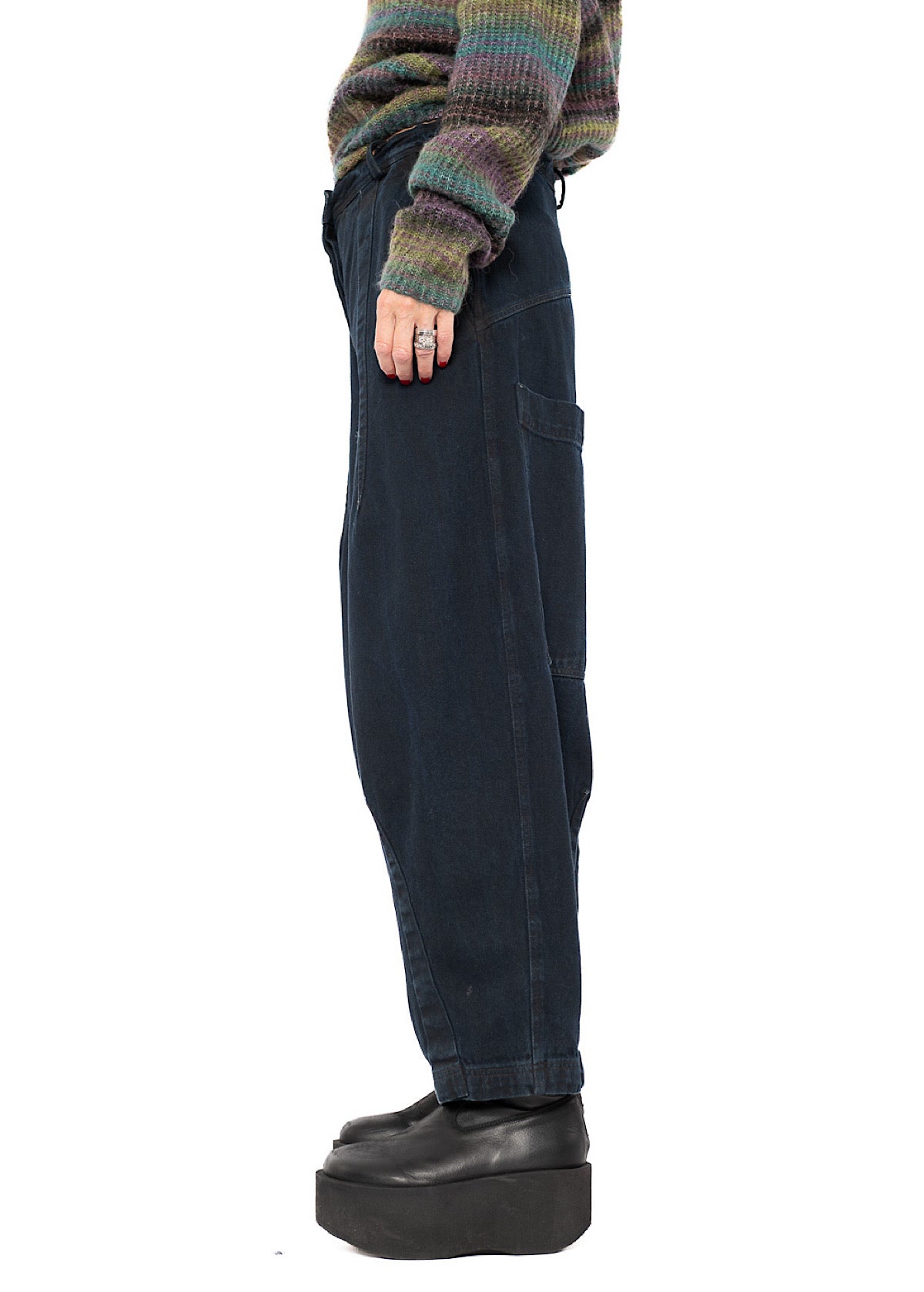 DENIM BALLOON TROUSER