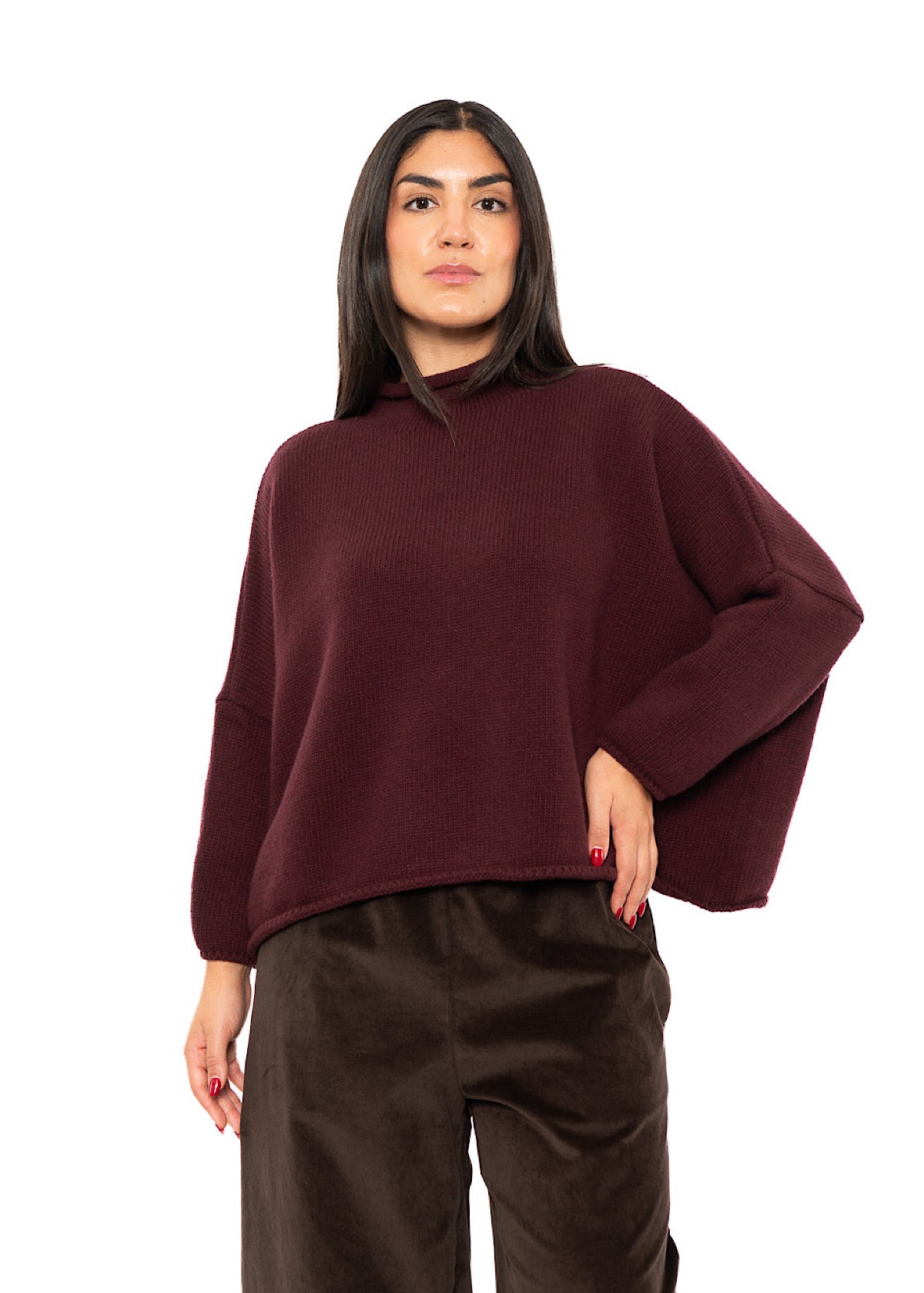 RELAXED CASHMERE BLEND FERRUCCIO PULLOVER