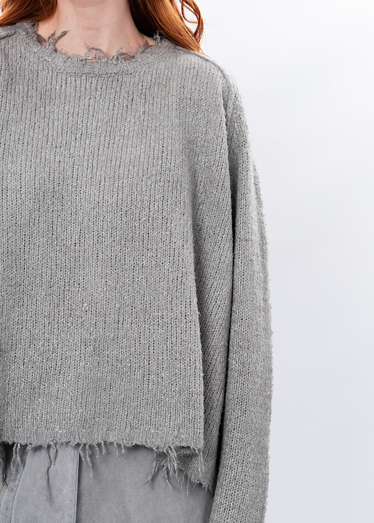 RUNDHOLZ DIP KNITTED PULLOVER