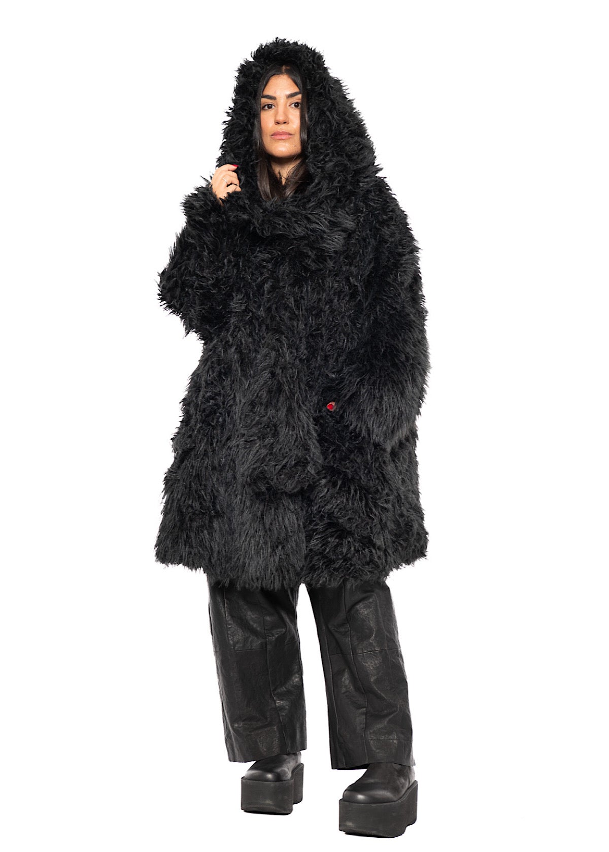 STATEMENT FAUX FUR COAT