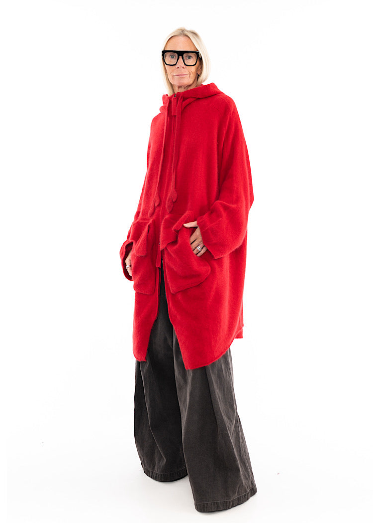 RUNDHOLZ x HOUSE OF VALERIE KNITTED COAT