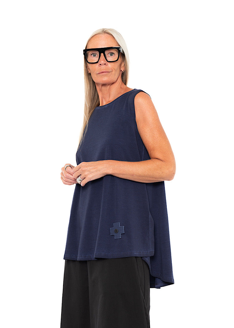 SLEEVELESS A-LINE TOP