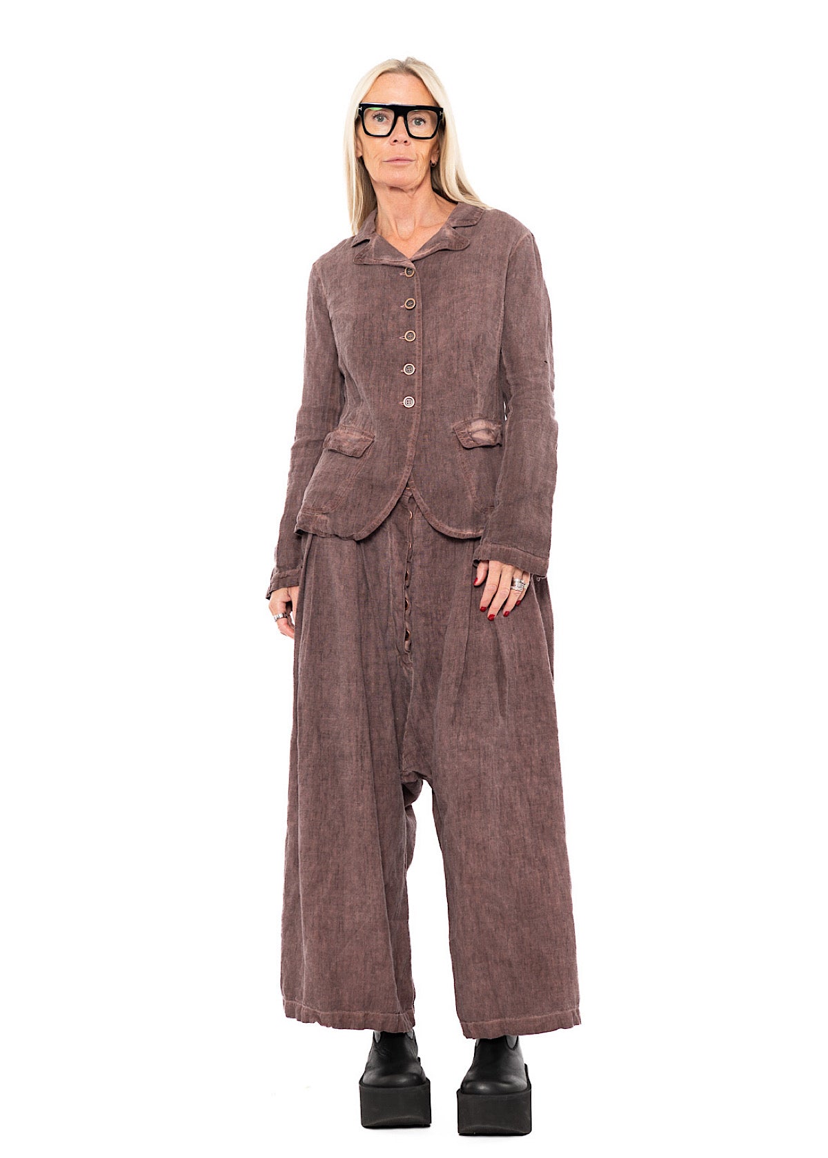 WINTER LINEN TAILORED JACKET