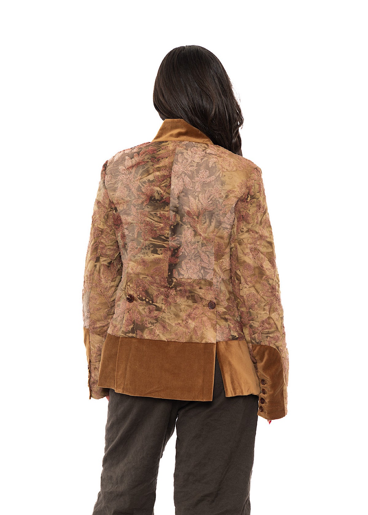 TEXTURED STRAIGHT-CUT JACKET
