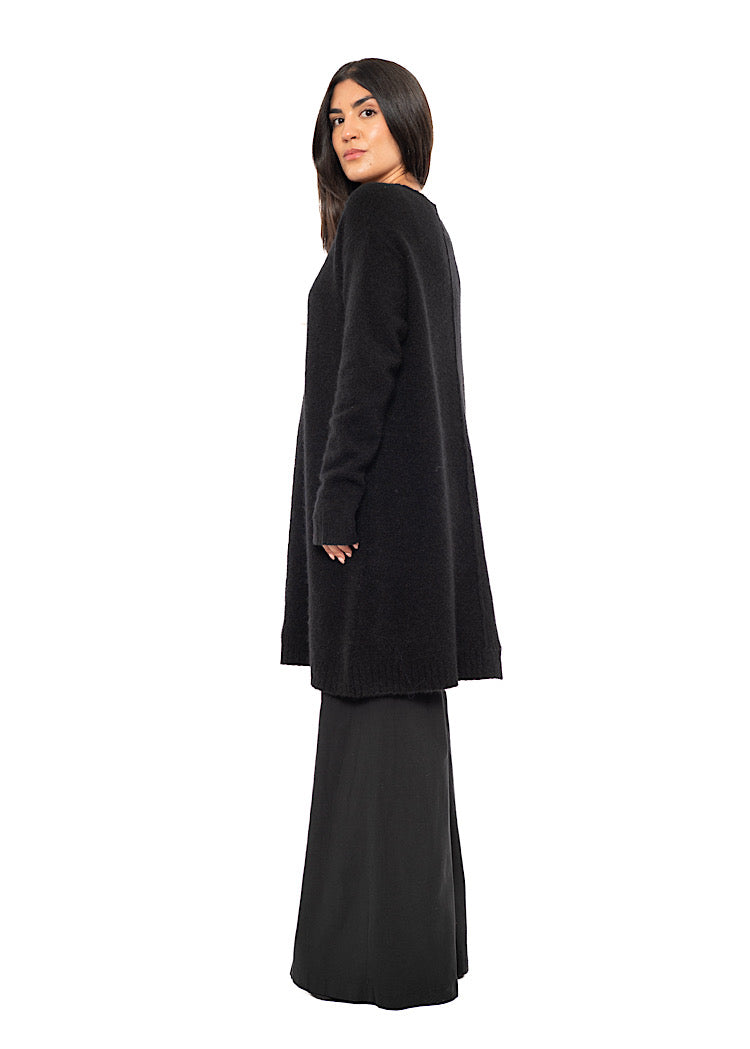 BRUSHED MÉLANGE KNITTED TUNIC